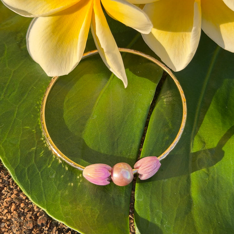 SZ 7 Double Pikake W/Edison Pearl