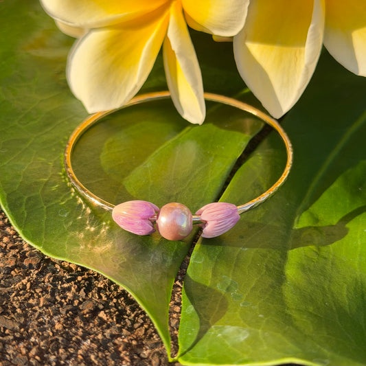 SZ 7 Double Pikake W/Edison Pearl