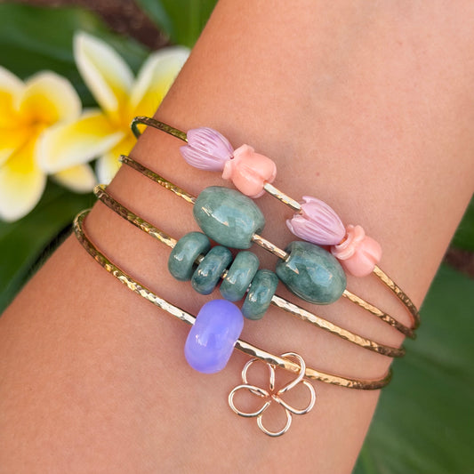 SZ 9 Burmese Jade Donut Bangle