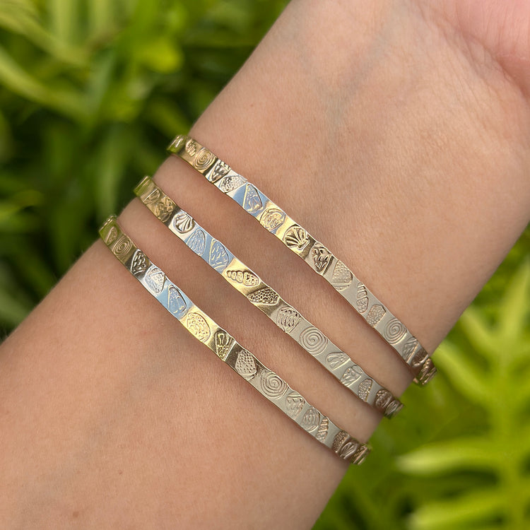 $95 SHELL LOVERS DREAM BANGLE