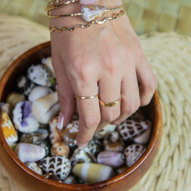 Thin Nōhie Stacking Ring
