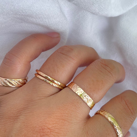 Thin Nōhie Stacking Ring