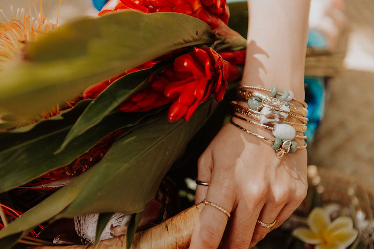 Rat Cone Shell bangle