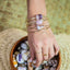 Lili'uokalani Bangle with Assorted Chunky Donut Beads