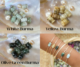 Jaded Burma Vase Bangle