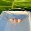 SZ 8.5 Double Pikake Bangle W/Edison Pearl