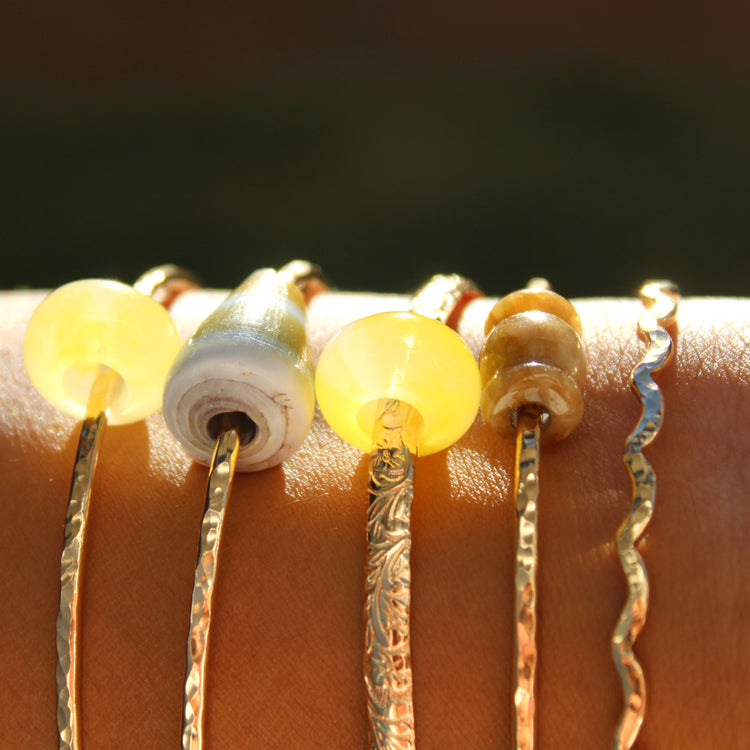 Kauwela Pineapple Orange Donut Bangle