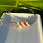 SZ 8.5 Puka Shell Bangle W/Star Charm