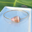 SZ 8.5 Pastel Purple Cone Shell Bangle