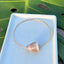 SZ 8.5 Pastel Purple Cone Shell Bangle