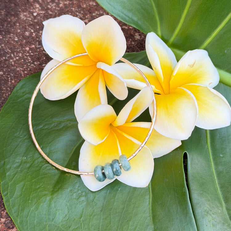 SZ 9 Burmese Jade Donut Bangle