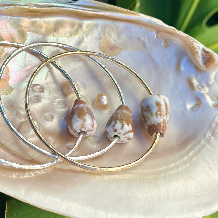 Rat Cone Shell bangle