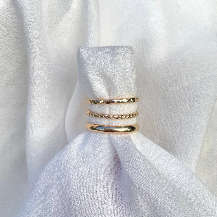 Hāpuʻu Ring Set