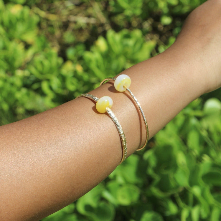 Kauwela Pineapple Orange Donut Bangle