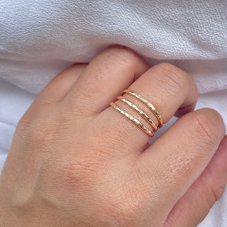 Thin Nōhie Stacking Ring