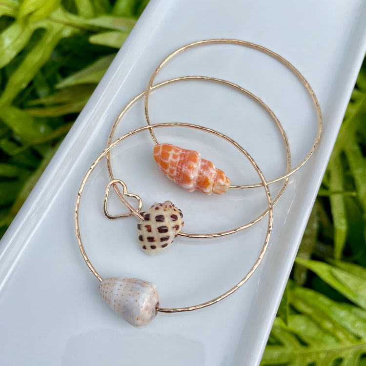 Miter Shell bangle