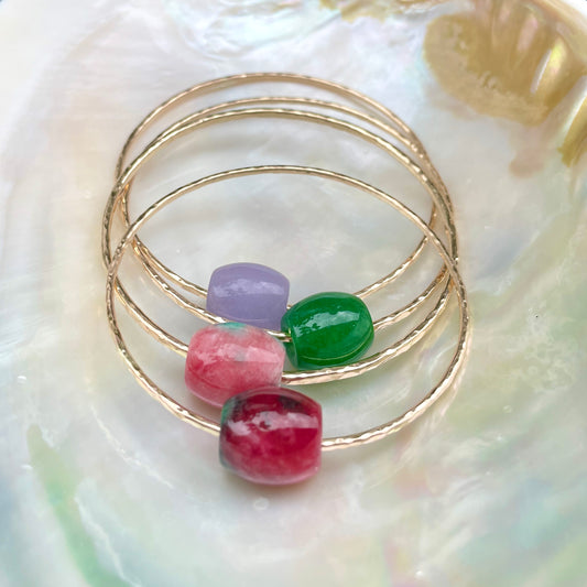 Jaded Barrel Bangle