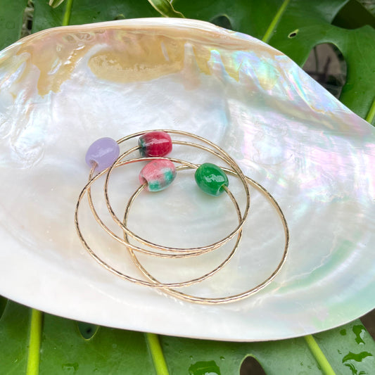 Jaded Barrel Bangle