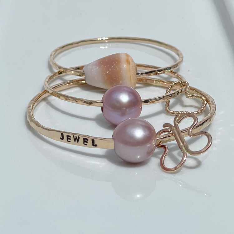 Keiki Custom Stamped Bangle
