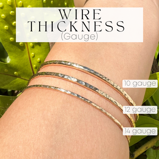 Custom Stamped Bangle